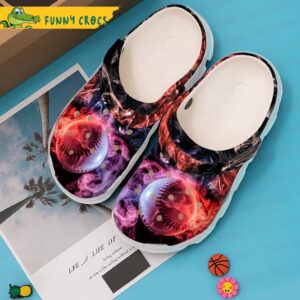 Smoky Ball BaseBall Crocs Clog Shoes 1.jpg