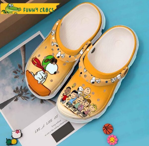 Snoopy And Funny Friends Crocs Slippers.jpg