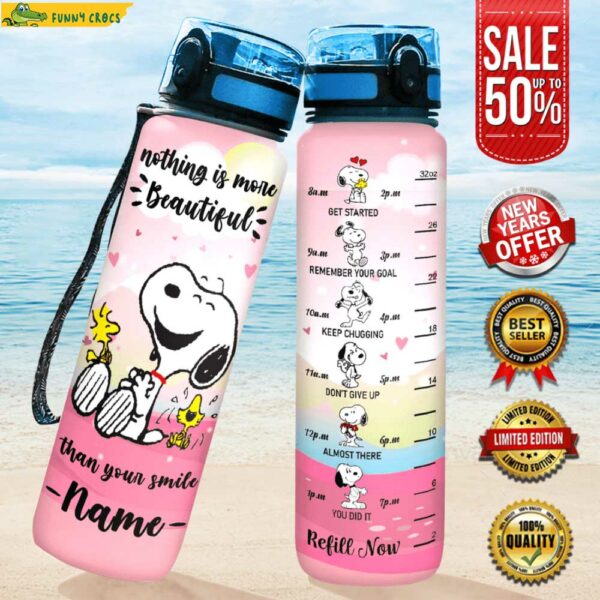 Snoopy Smile Water Tracker Bottle.jpg