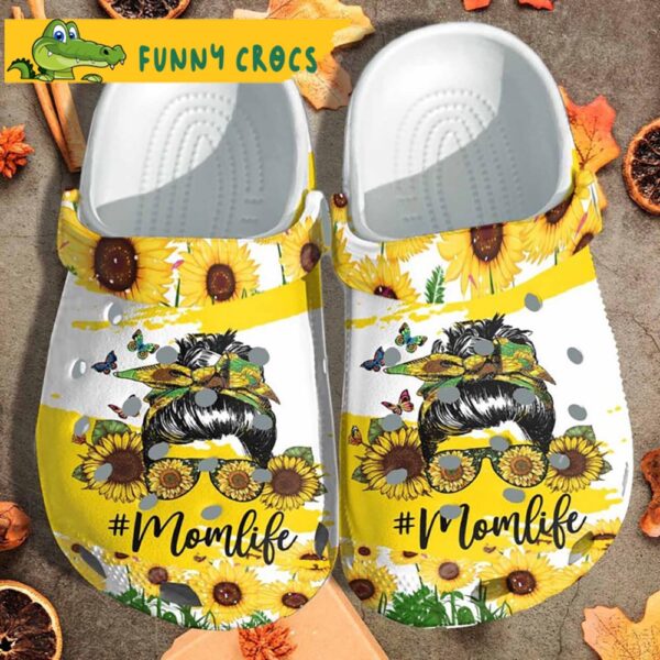 Special Sunflower Momlife Gifts Crocs Slippers 1.jpg