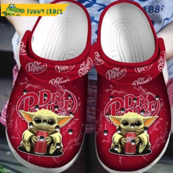 Star Wars Disney Baby Yoda Dr Pepper Adults Crocs Clog Shoes 1.jpg