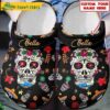 Sugar Skull Custom Name Crocs Clog Shoes 1 1.jpg