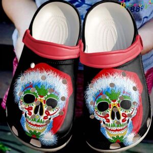 Sugar Skull Winter Christmas Crocs.jpg