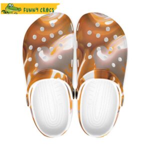 Summer Caramel 80S Retro Groovy Marble Crocs Clog Shoes.jpg