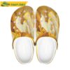 Summer Yellow Mellow 80S Retro Groovy Marble Crocs Clog Shoes.jpg