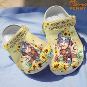 Sunflower Girl Hippie Crocs 1.jpg