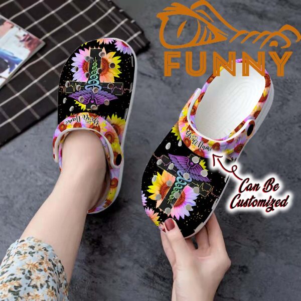 Sunflower Nurse Crocs Classic Clog 2.jpg