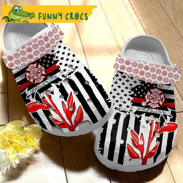 Sunflower firefighter Crocs Slippers 2.jpg