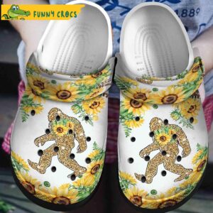 Sunflowers Bigfoot Crocs Clog Shoes.jpg