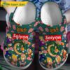 Supper Saiyan Dragon Ball Z Green Crocs Slippers 1.jpg