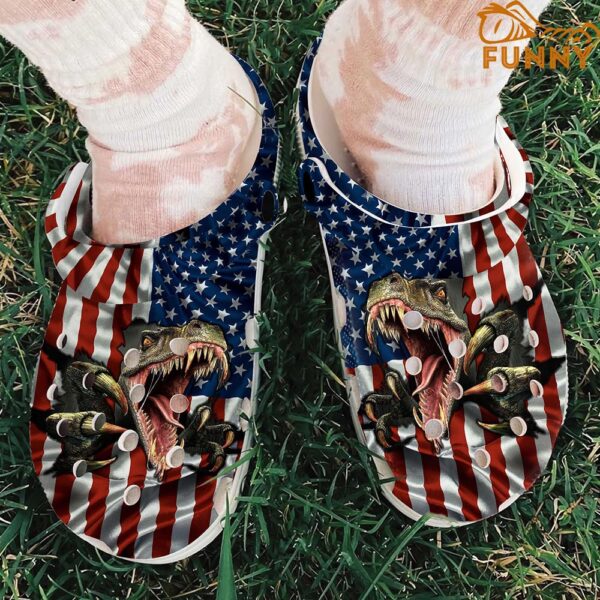 T Rex America Flag Dinosaur Crocs 2.jpg