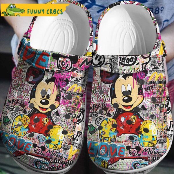 The Life Is Beautiful Mickey Mouse Crocs Clog Shoes.jpg