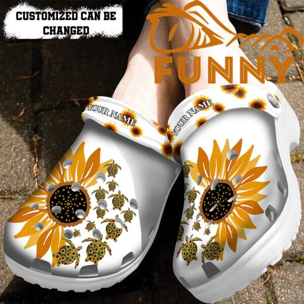 Turtle Sunflower Crocs Classic Clog 2.jpg