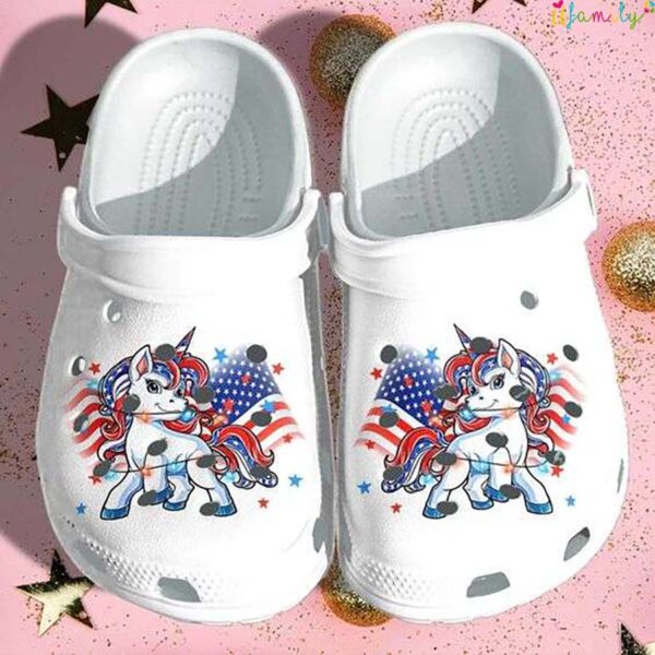 Unicorn USA American Flag 4th of July Crocs.jpg