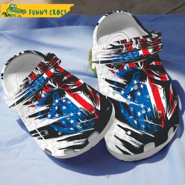 Us Camouflage Flag Skull Flag Golfing Pattern Crocs.jpg