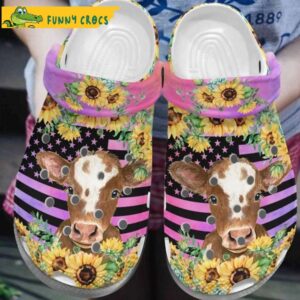 Usa Flags Cow Sunflower Crocs.jpg