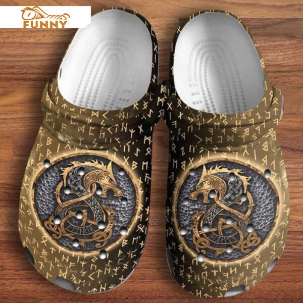 Viking Gold Dragon Crocs.jpg