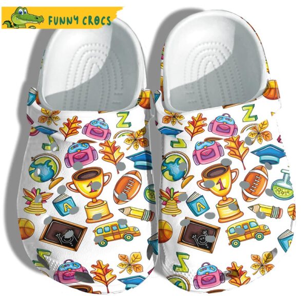 WelCome Back To School Back To School Crocs Clog Shoes.jpg