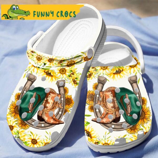 Western Boot Sunflower Gifts Crocs 3.jpg