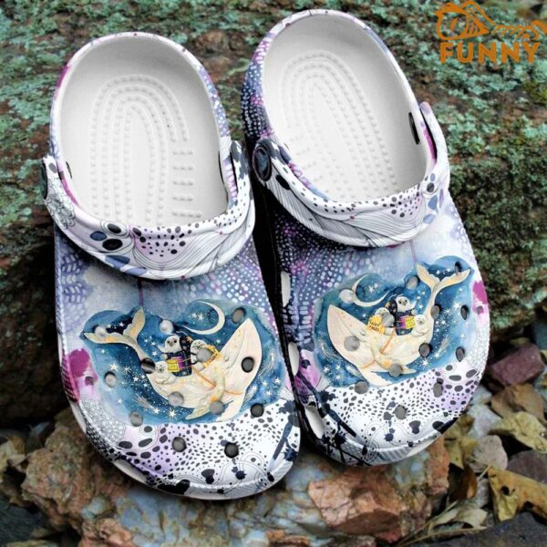 Whale With Baby Seal Magic Ocean Hippie Crocs 1.jpg