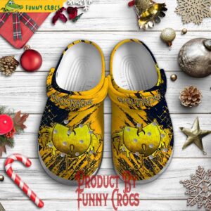 Wu Tang Logo Yellow Crocs Clog Shoes 1.jpg