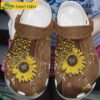 You Are Sunshine Butterflies Sunflower Leather Zipper Croc Birthday Crocs Clog Shoes 1.jpg