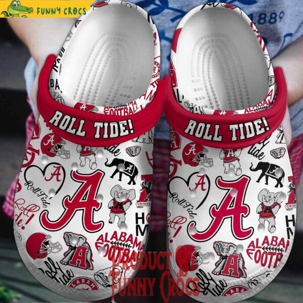 ALabama Crimson Roll Tide Football Crocs For Adults 1.jpg