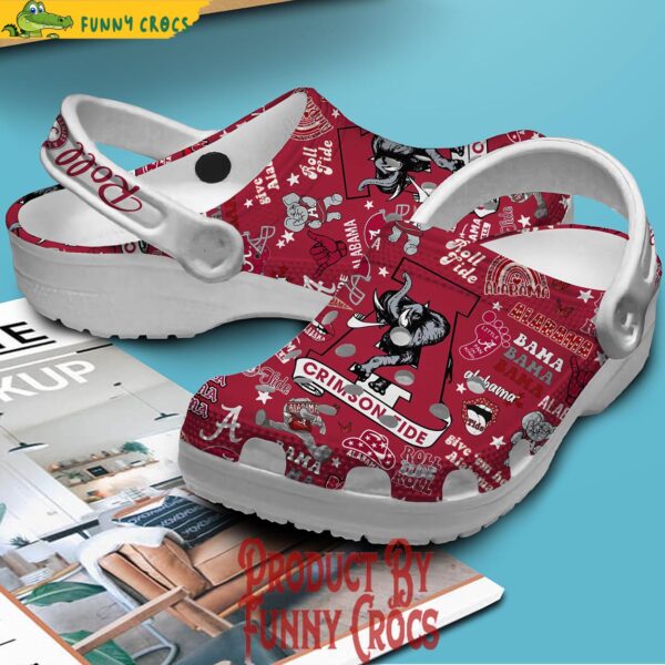 ALabama Crimson Roll Tide Red Crocs Shoes 3.jpg