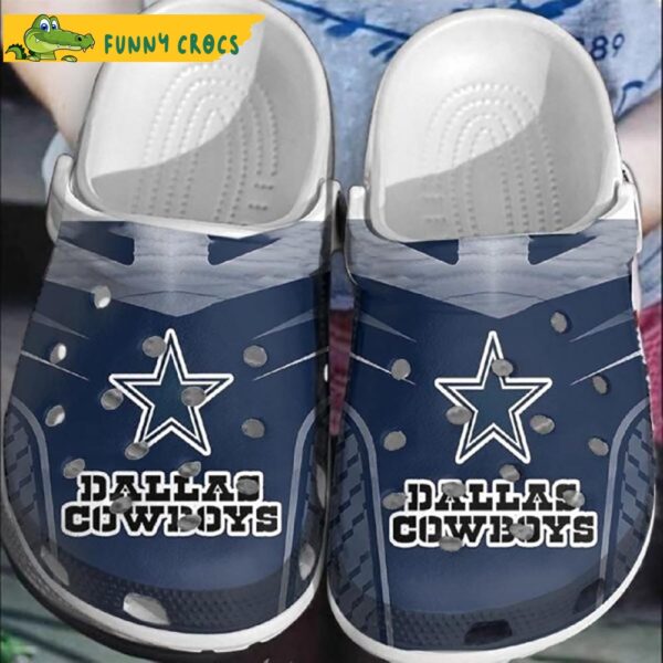 Adults Kids Dallas Cowboys Crocs Slippers 1.jpg