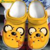 Adventure Time Jake Face Crocs Shoes 1.jpg