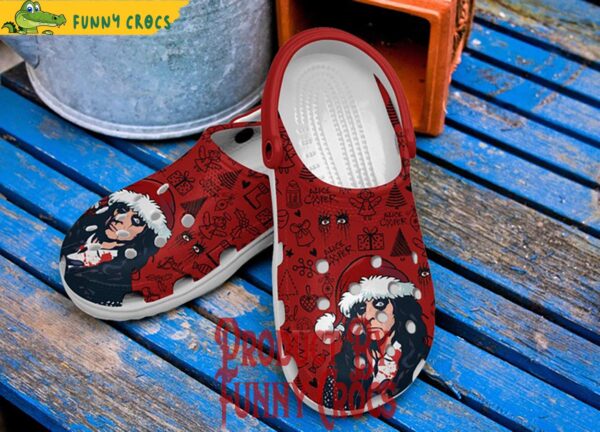 Alice Cooper Merry Christmas Crocs Shoes 2.jpg