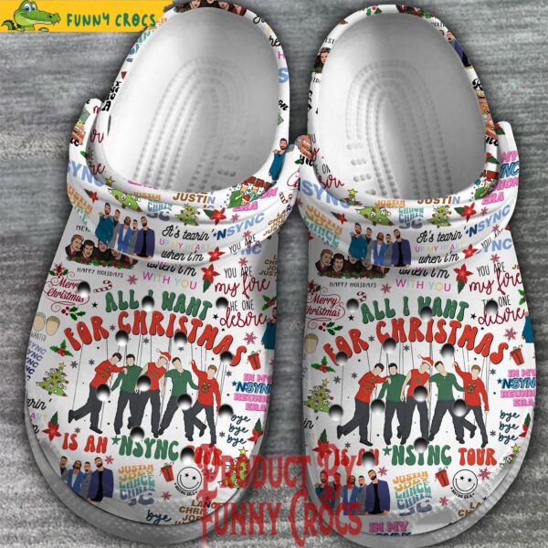 All I Want For Christmas Nsync Crocs 3.jpg