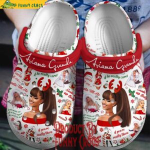 Ariana Grande Christmas Crocs Shoes 1.jpg