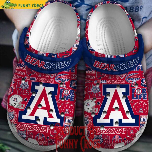 Arizona Bear Down Crocs Shoes 1.jpg