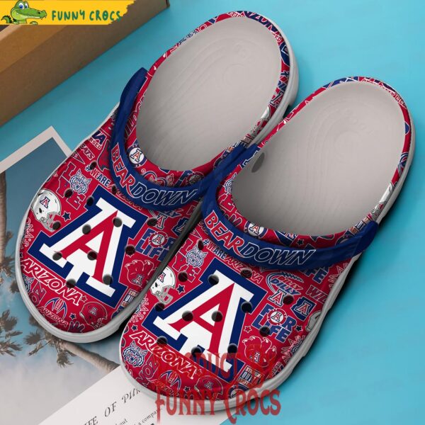 Arizona Bear Down Crocs Shoes 3.jpg