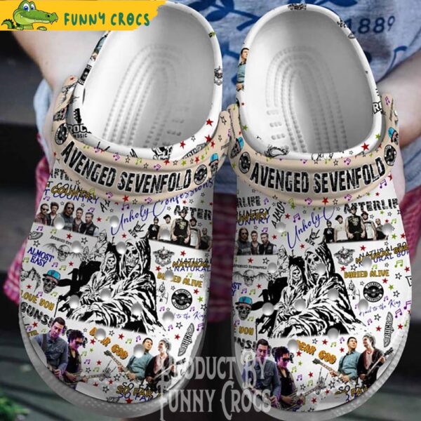 Avenge Sevenfold Nightmare Crocs Shoes 1.jpg