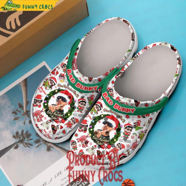 Bad Bunny Navidad sin ti Christmas Crocs Shoes 3.jpg