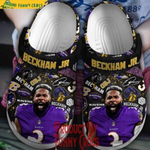 Baltimore Ravens Beckham Jr Crocs Shoes 1.jpg