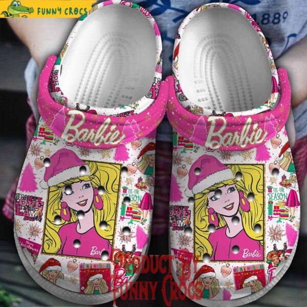 Barbie Christmas White Crocs 1.jpg