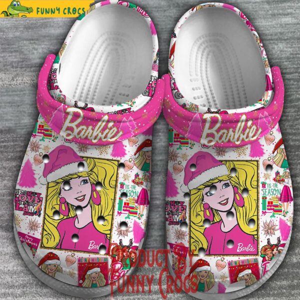 Barbie Christmas White Crocs 2.jpg