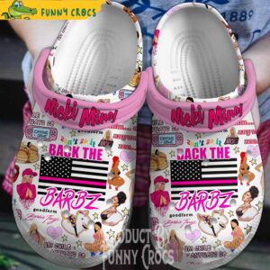 Barbz Nicki Minaj Crocs Shoes 1.jpg