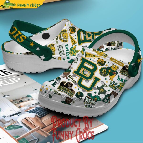 Baylor Bears Sic Em Bears Crocs Shoes 2.jpg