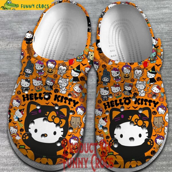 Black Hello Kitty Halloween Pattern Crocs 2.jpg