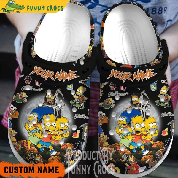 Black Simpsons Halloween Crocs Clogs 1.jpg