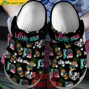 Blink 182 Pineapple Skull Crocs 1.jpg