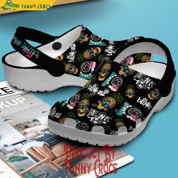 Blink 182 Pineapple Skull Crocs 2.jpg