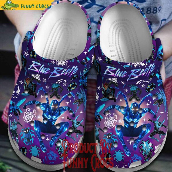 Blue Beetle Crocs Gifts For Fans 1.jpg