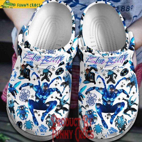 Blue Beetle Crocs Slippers 1.jpg