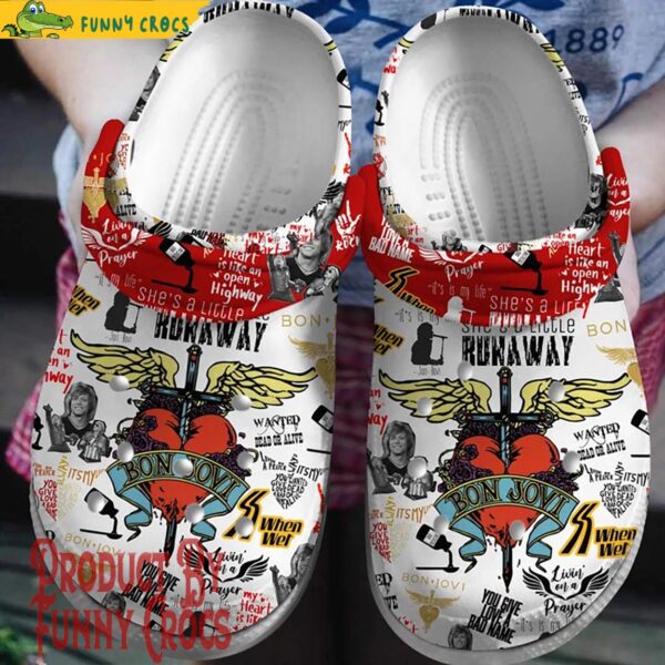 Bon Jovi Runaway Crocs Shoes 1.jpg