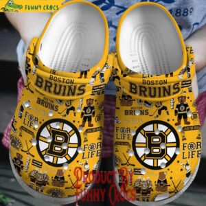 Boston Bruins For Life Crocs Shoes 1.jpg